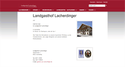 Desktop Screenshot of lacherdinger.de